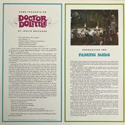 Doctor Dolittle Soundtrack (Leslie Bricusse, Lionel Newman) - cd-inlay