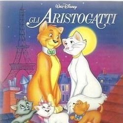 Gli Aristogatti Soundtrack (George Bruns, Richard M. Sherman, Robert B. Sherman) - CD cover