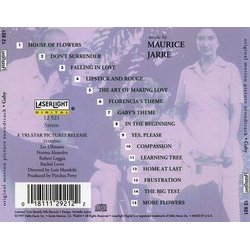 Gaby: A True Story Soundtrack (Maurice Jarre) - CD Back cover