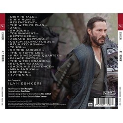 47 Ronin Soundtrack (Ilan Eshkeri) - CD Back cover