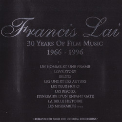Francis Lai: 30 Ans de Musiques de Films 1966-1996 Soundtrack (Francis Lai) - CD cover