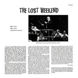 The Lost Weekend Bande Originale (Mikls Rzsa) - CD Arrire