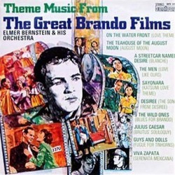 Theme Music from the Great Brando Films Soundtrack (Leonard Bernstein, Saul Chaplin, Frank Loesser, Alfred Newman, Alex North, Mikls Rzsa, Leith Stevens, Dimitri Tiomkin, Franz Waxman) - CD cover