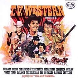 T.V. Western Themes Soundtrack (Various Artists) - CD cover