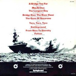 Great Film Themes Inspired by World War II Soundtrack (Paul Anka, George Duning, Jerry Goldsmith, Kenneth J. Alford, Maurice Jarre, Willie Lee Duckworth, Dimitri Tiomkin) - CD Back cover