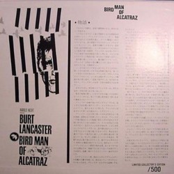 Birdman of Alcatraz Soundtrack (Elmer Bernstein) - CD Back cover
