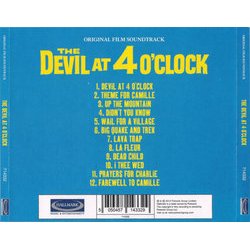 The Devil at 4 O'Clock Soundtrack (George Duning) - CD Back cover