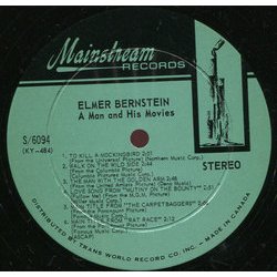 Elmer Bernstein: A Man and His Movies Soundtrack (Elmer Bernstein, Bronislau Kaper) - cd-inlay