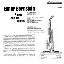 Elmer Bernstein: A Man and His Movies Soundtrack (Elmer Bernstein, Bronislau Kaper) - CD Back cover