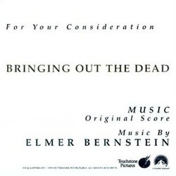Bringing Out the Dead Soundtrack (Elmer Bernstein) - CD cover