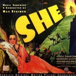 She Soundtrack (Max Steiner) - CD cover