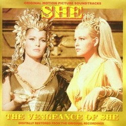 She / The Vengeance of She Soundtrack (James Bernard, Mario Nascimbene) - CD cover