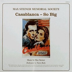 Casablanca / So Big Soundtrack (Max Steiner) - CD cover