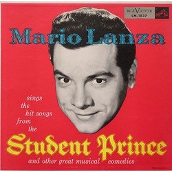 The Student Prince and other Great Musical Comedies Soundtrack (Mario Lanza) - CD cover