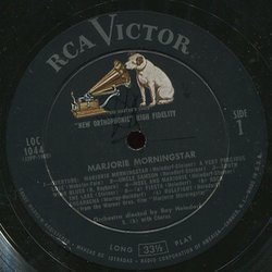Marjorie Morningstar Soundtrack (Max Steiner) - cd-inlay