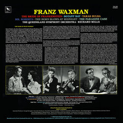 New Recordings from the Films of Franz Waxman Soundtrack (Franz Waxman) - CD Back cover