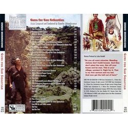 Guns For San Sebastian Soundtrack (Ennio Morricone) - CD Back cover