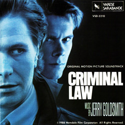 Criminal Law Soundtrack (Jerry Goldsmith) - CD cover