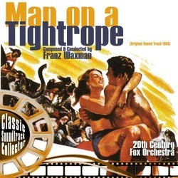 Man on a Tightrope Soundtrack (Franz Waxman) - CD cover