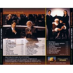 Miracle on 34th Street Soundtrack (Bruce Broughton) - CD Back cover