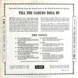 Till the Clouds Roll By Soundtrack (Original Cast, Jerome Kern) - CD Back cover