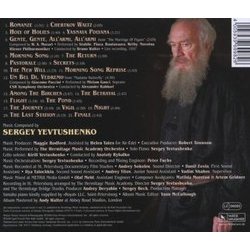 The Last Station Soundtrack (Sergei Yevtushenko) - CD Back cover
