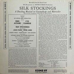 Silk Stockings Soundtrack (Original Cast, Cole Porter, Cole Porter) - CD Back cover