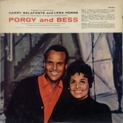 Porgy and Bess Soundtrack (Harry Belafonte, George Gershwin, Ira Gershwin, DuBose Heyward, Lena Horne) - CD Back cover