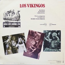 Los Vikingos Soundtrack (Mario Nascimbene) - CD Back cover