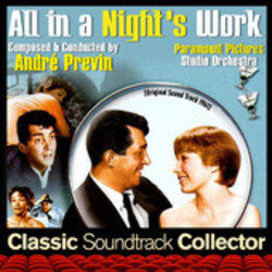 All in a Night's Work Soundtrack (Andr Previn) - CD cover