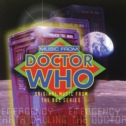 Music from Doctor Who Soundtrack (Dominic Glynn, Ron Grainer, Keff McCulloch) - CD cover