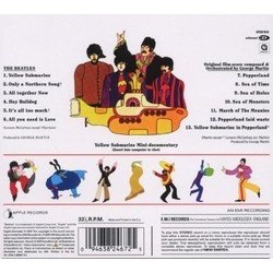 Yellow Submarine Soundtrack (The Beatles, George Harrison, John Lennon, George Martin, George Martin, Paul McCartney) - CD Trasero
