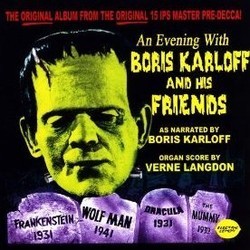 An Evening With Boris Karloff and His Friends Soundtrack (Various Artists) - CD cover