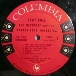 Baby Doll Soundtrack (Kenyon Hopkins) - cd-inlay