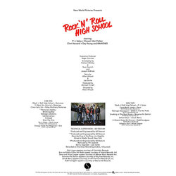 Rock 'n' Roll High School Soundtrack (Various Artists) - CD Back cover