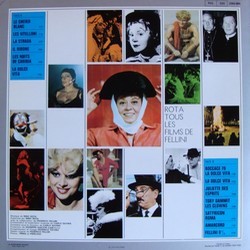 Rota: Toutes les Musiques de Film de Fellini Soundtrack (Nino Rota) - CD Back cover