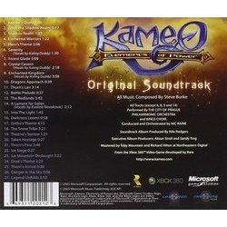 Kameo: Elements of Power Soundtrack (Steve Bartek) - CD Back cover