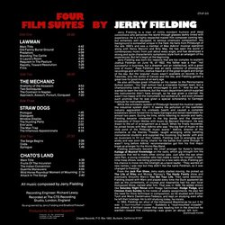 Straw Dogs / The Mechanic / Lawman / Chato's Land Soundtrack (Jerry Fielding) - CD Back cover