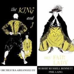 Symphonic Expressions of My Fair Lady and The King and I Soundtrack (Robert Russell Bennett, Oscar Hammerstein II, Alan Jay Lerner , Phil Lang, Frederick Loewe, Richard Rodgers) - CD cover
