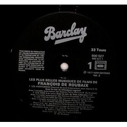 Les Plus Belles Musiques de Films de Franois de Roubaix - vol 2 Soundtrack (Franois de Roubaix) - cd-inlay
