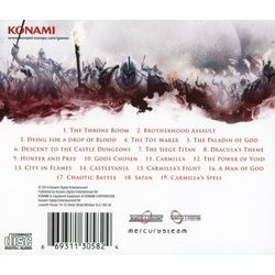 Castlevania: Lords of Shadow 2 Soundtrack (Oscar Araujo) - CD Trasero