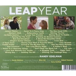 Leap Year Soundtrack (Randy Edelman) - CD Back cover