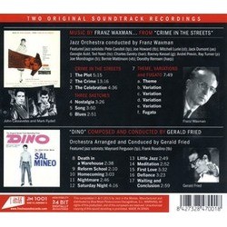 Crime in the Streets / Dino Soundtrack (Gerald Fried, Franz Waxman) - CD cover