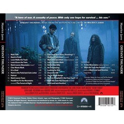 Distant Thunder Soundtrack (Maurice Jarre) - CD Back cover