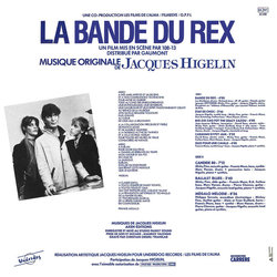 La Bande du Rex Soundtrack (Jacques Higelin) - CD Back cover