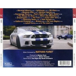 Need For Speed Soundtrack (Nathan Furst) - CD Back cover