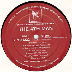 The 4th Man Soundtrack (Loek Dikker) - cd-inlay