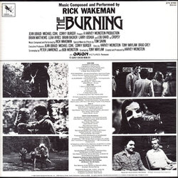 The Burning Soundtrack (Rick Wakeman) - CD Back cover