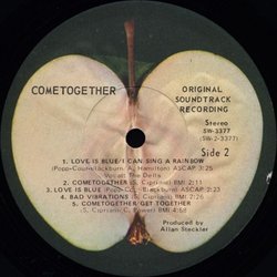 Cometogether Soundtrack (Stelvio Cipriani, The Dells, Joe South) - cd-inlay