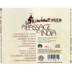 A Passage to India Soundtrack (Maurice Jarre) - CD Back cover